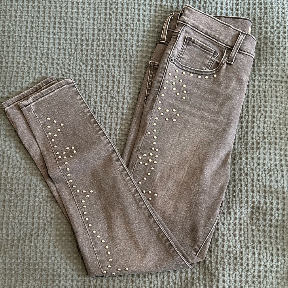 Levi’s Studded Mile High Super Skinny Jeans - Picture 3 of 6